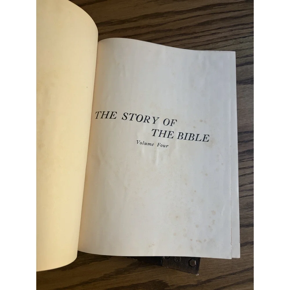 Vintage 1950s The Story Of The Bible Told By Living Writers of Authority Vol 3-4